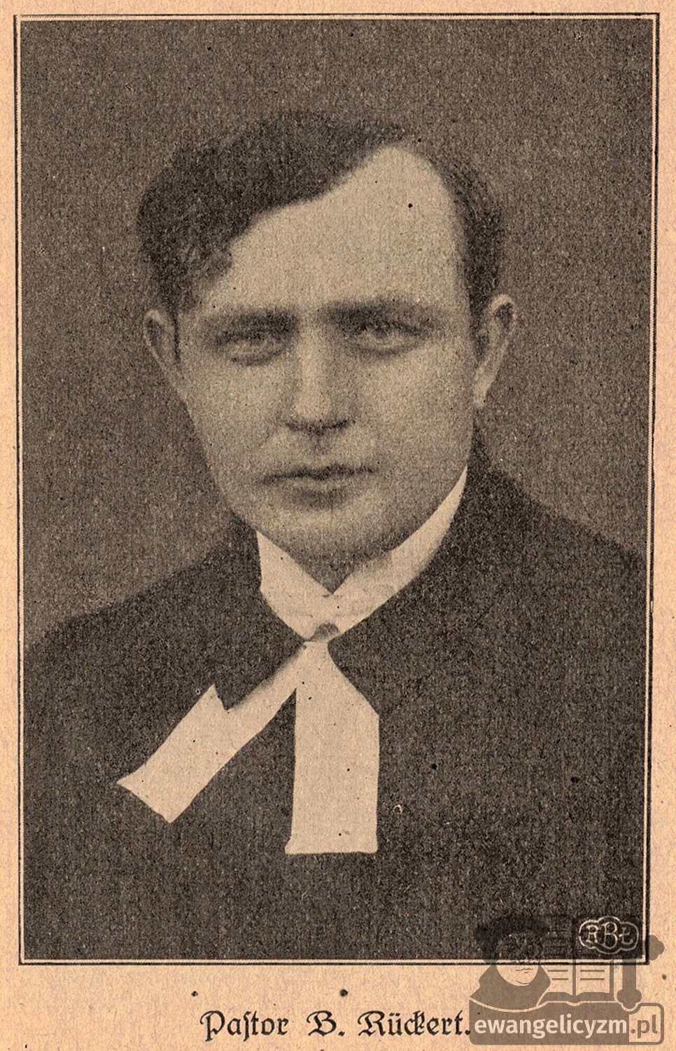 Pastor Bertold Artur Rückert, lata dwudzieste ubiegłego wieku