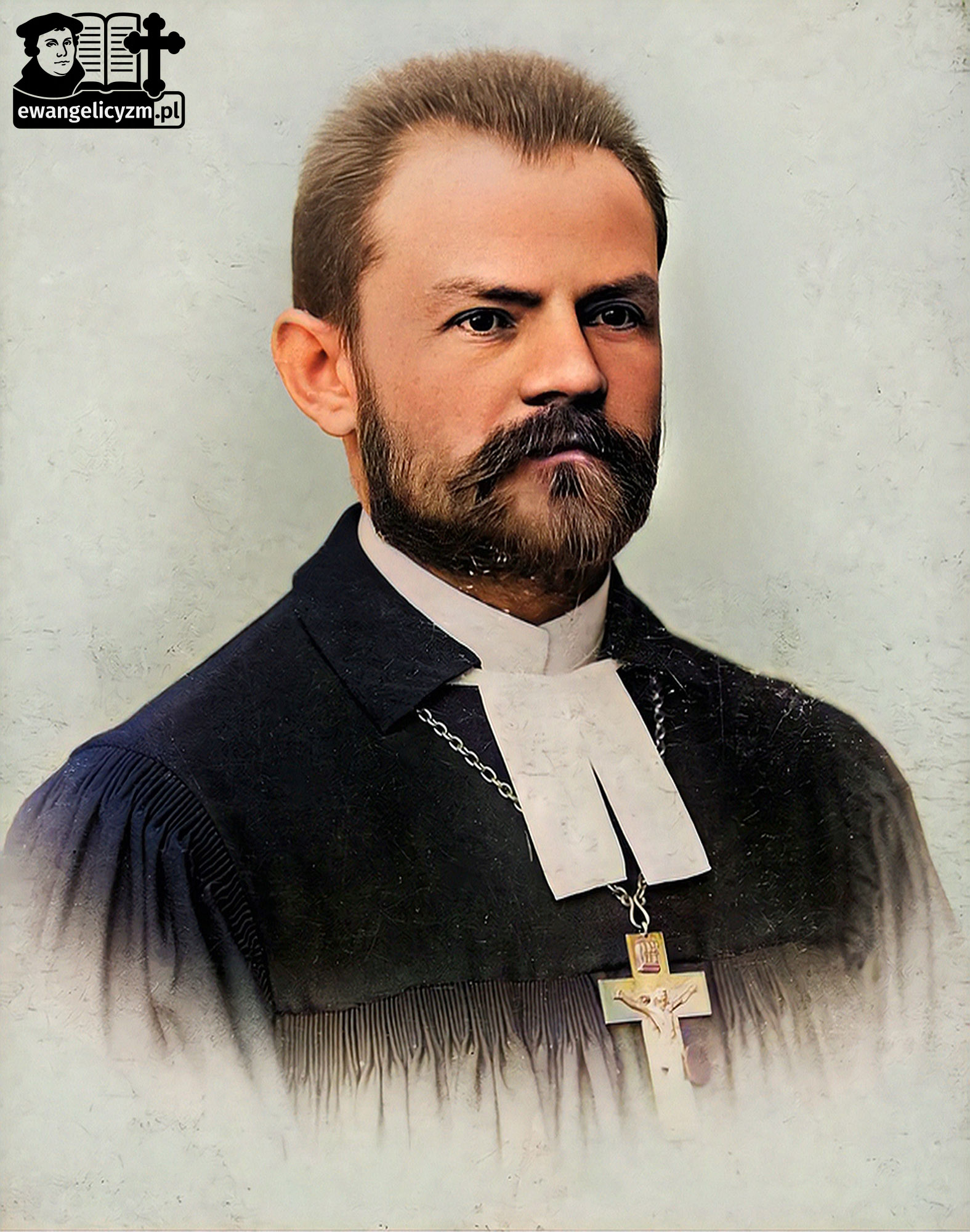 Juliusz Bursche, Superintendent Generalny Kościoła Ewangelicko-Augsburskiego, zdjęcie z 1905 roku