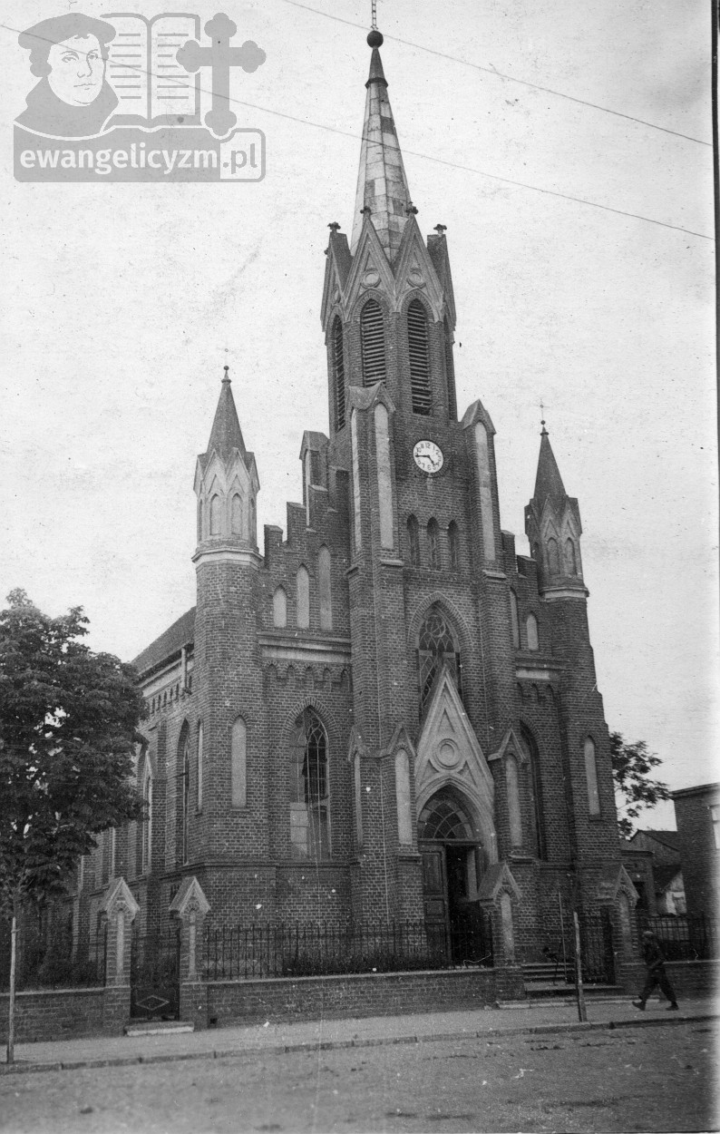 Kościół ewangelicki w Izbicy Kujawskiej, ok. 1937 roku