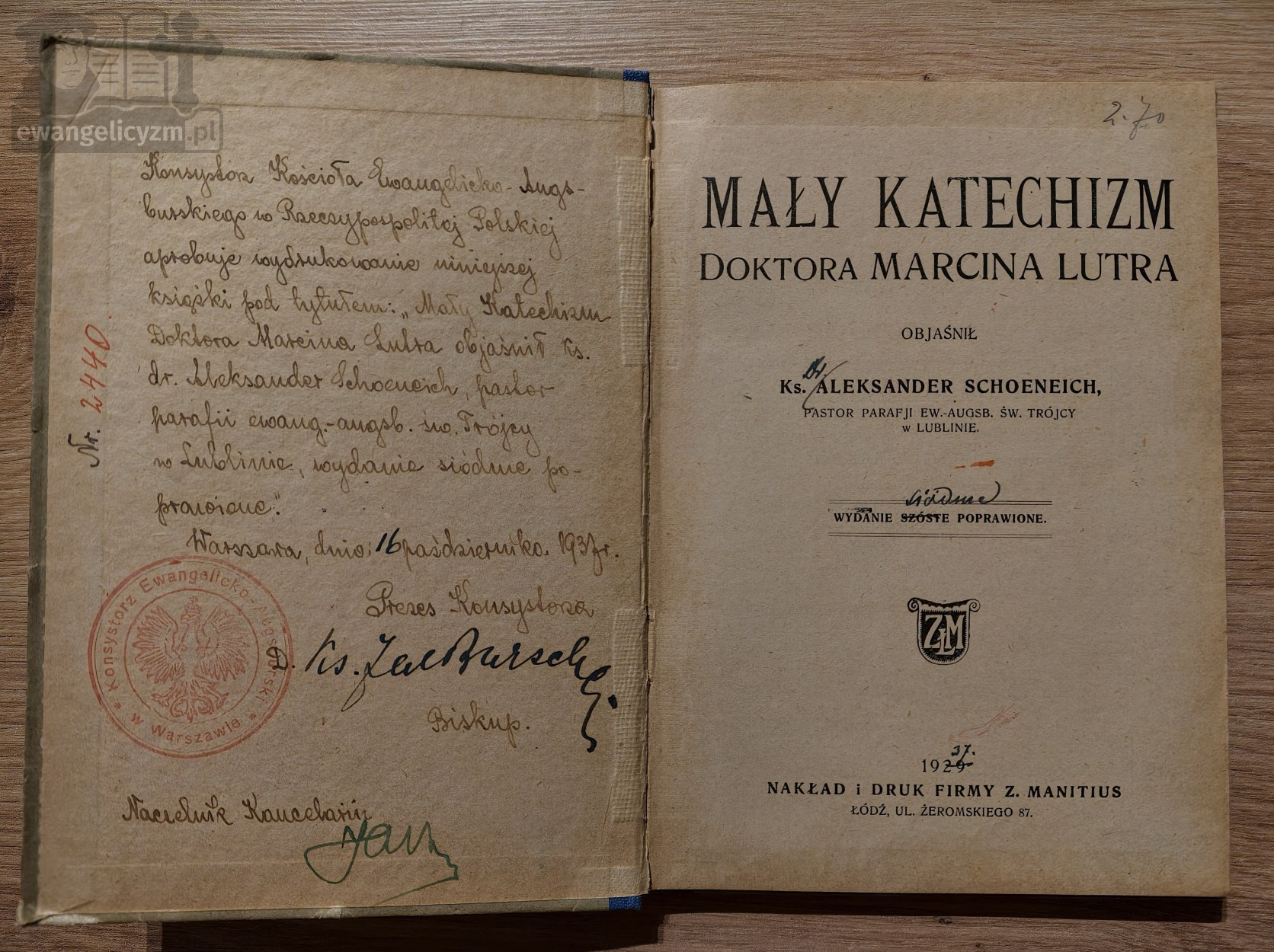 Mały Katechizm Doktora Marcina Lutra