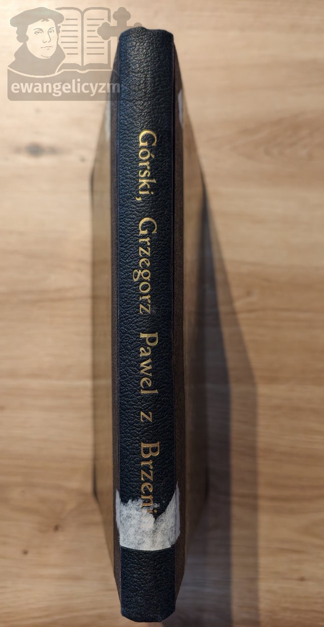"Grzegorz Paweł z Brzezin", 1929 rok, grzbiet