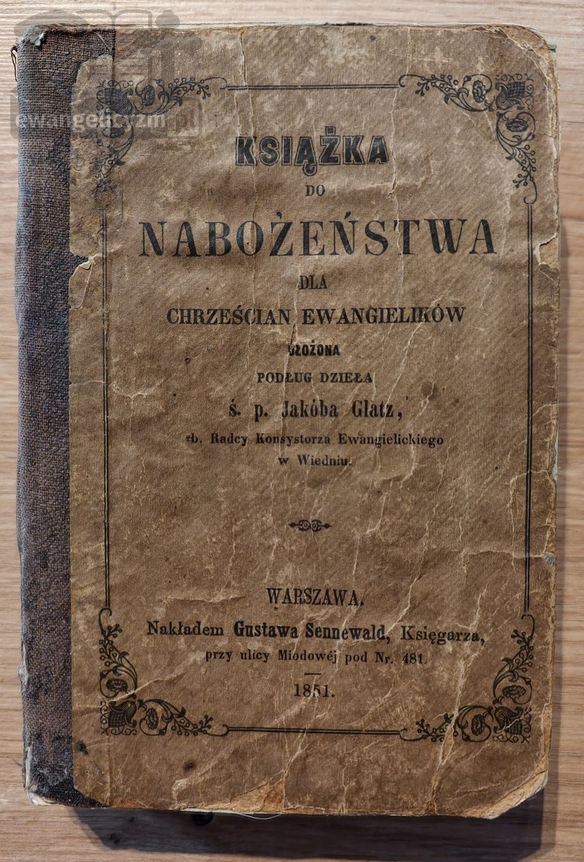 Książka do nabożeństwa dla chrześciian ewangielików