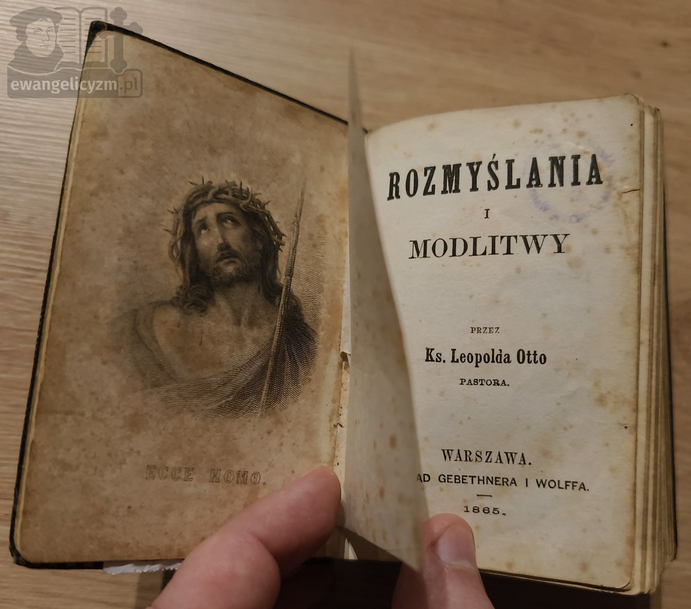 Rozmyślania i modlitwy, wydanie 1865